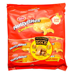 Tiffany Nutty Bites Cashew Combo Pack 81Gx8p Cookies 1Pkt