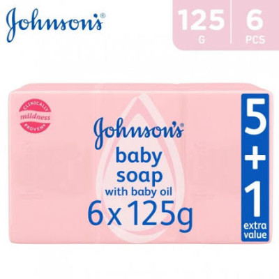Johnson N Johnson 5+1 Promo Pack Baby Soap 125G