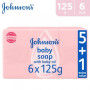 Johnson N Johnson 5+1 Promo Pack Baby Soap 125G
