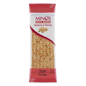 Minos Sesame And Honey Nut Bars 70G