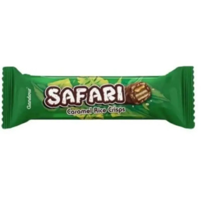 Safari Caramel And Rice Cereal Milk Chocolate 22G