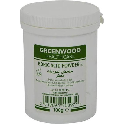Green Wood Health Care Boric Acid Powder 100G