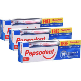 Pepsodent Germi Check Toothpaste and Brush Combo, 3 pcs, 150 g
