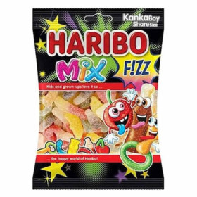 Haribo Mix Fizz Fruit Jellies 70G