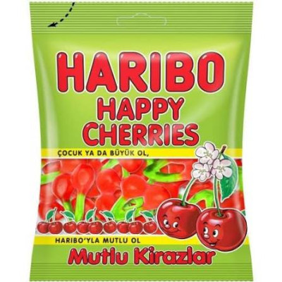 Haribo Happy Cherries Fruit Jellies 80G