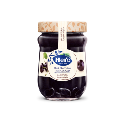 Hero Natural Black Cherry Jam 350G