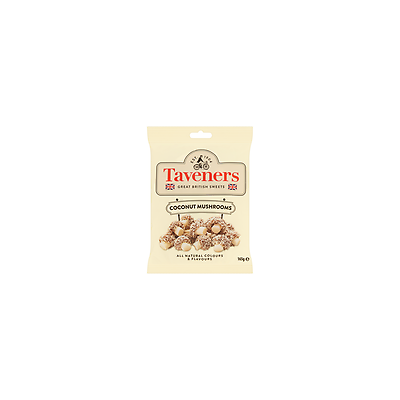 Taveners Coconut Mushrooms Sweets 165G