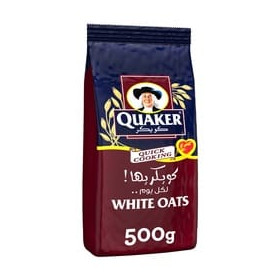 Quaker White Cooking Oats Pkt 500G