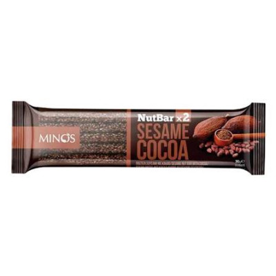 Minos Sesame Cocoa Nut Bars 30G