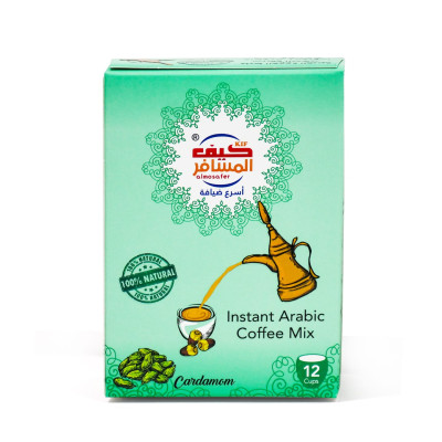 Almosafer Cardamom 12P Instant Arabic Coffe 5G