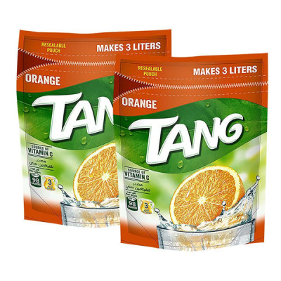Tang Orange Twin Pack 2X375g Juice Powder 1Pkt