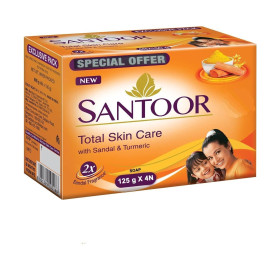 Santoor 3+1 Combo Sanandtrmrc Soap 125G