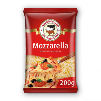 3 Cow Mozarella Cheese 200G