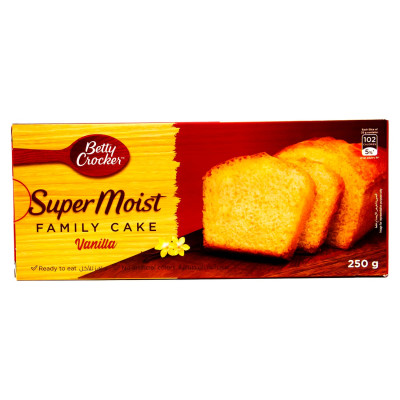 Betty Crocker Super Moist Vanill Family Cake 250G