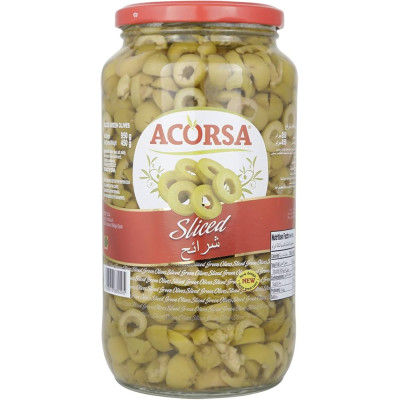Acorsa Sliced Green Olive 950G