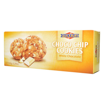 Quickbury Choco Chip White Chocolate Cookies 150G