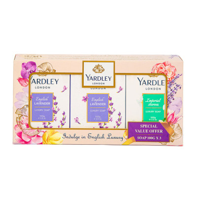 Yardley Asstd Luxury Soap 100G
