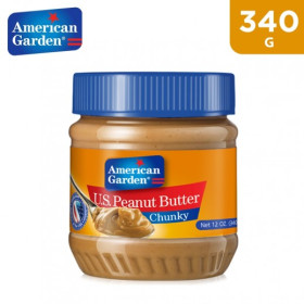 American Garden Chunky Peanut Butter 340G