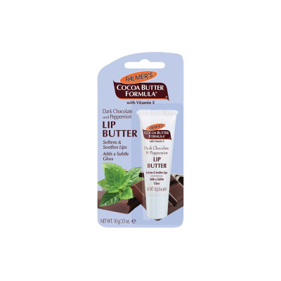Palmers Dark Chocolate And Pepper Mint Lip Butter 10G