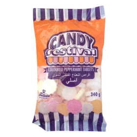 Candy Coloured Peppermint Tablets 340G