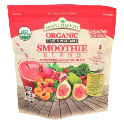 Smart Harvest Mediterranean Medley Organic Smoothie 454G