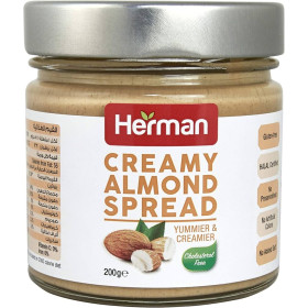 Herman Cholesterol Free Creamy Almond Spread 200G