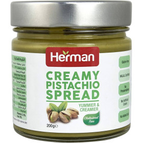 Herman Cholesterol Free Creamy Pistachio Spread 200G