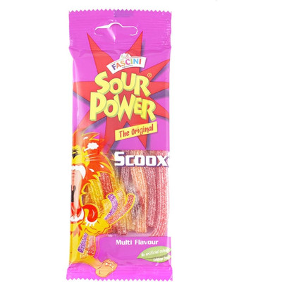 Fascini Scoox Multi Flavour Candy Sticks 40G