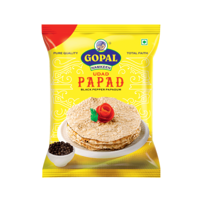 Gopal Udad Black Pepper Papad 200G
