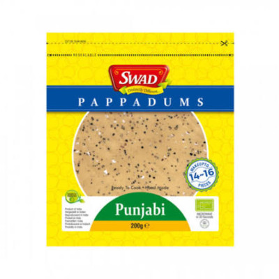Swad Black Pepper Pappadum 200G