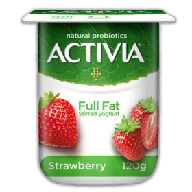 Alsafi Activia Light Strawberry Flavoured Yoghurt 120G