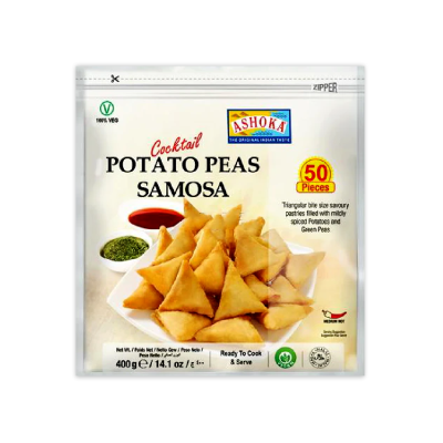 Ashoka 50P Cocktail Potato Peas Samosa 400G