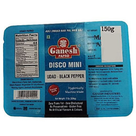 Ganesh Udad - Black Pepper Disco Mini Papad 150G