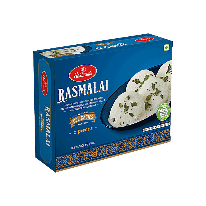 Haldiram's Rasmalai, 6 pcs, 500 g