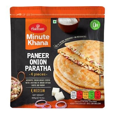 Haldirams Paneer Onoin Paratha 400G