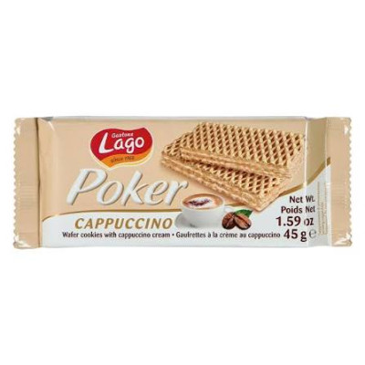Gastone Lago Poker Cappuccino Wafer 45G