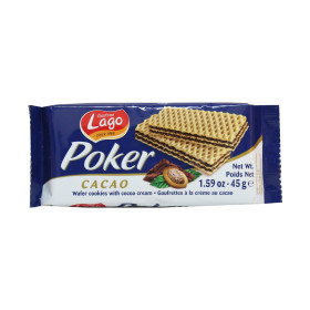 Gastone Lago Poker Cacao Wafer 45G