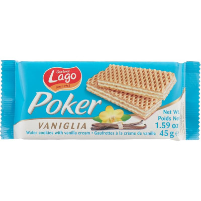 Gastone Lago Poker Vaniglia Wafer 45G