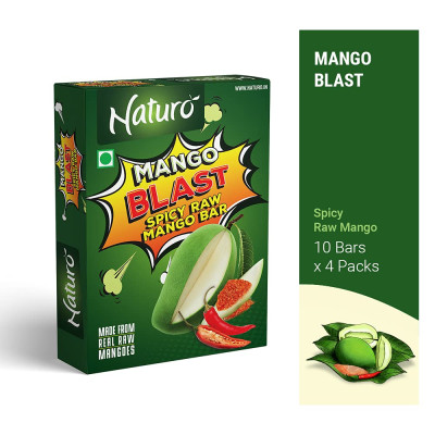 Naturo Spicy Flavoured 40P Mango Fruit Bar 10G