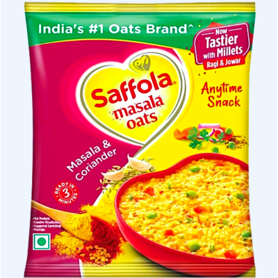 Saffola Masala And Coriander Oats 38G