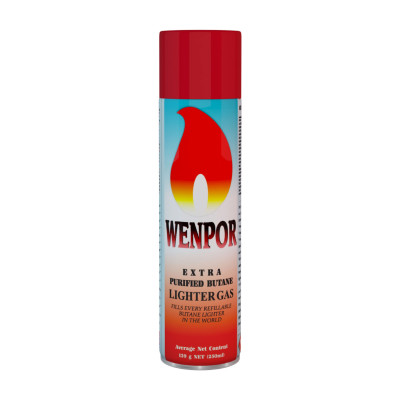 Wenpor Extra Purified Butane Lighter Gas 250Ml