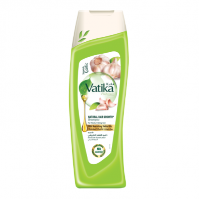 Dabur Vatika Twin Pack Spanish Garlic Shampoo 400Ml