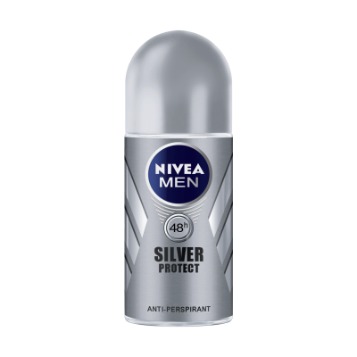 Nivea Men No. 83778 Silver Protect Antibacterial Deo Roll 50Ml
