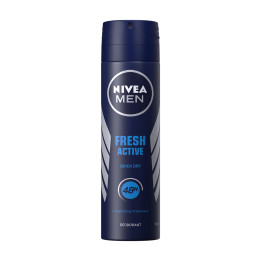 Nivea Men Fresh Active Deodorant Spray, No. 81600, 150 ml