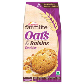 Sunfeast Digestive Oats With Raisins Biscuit 150G