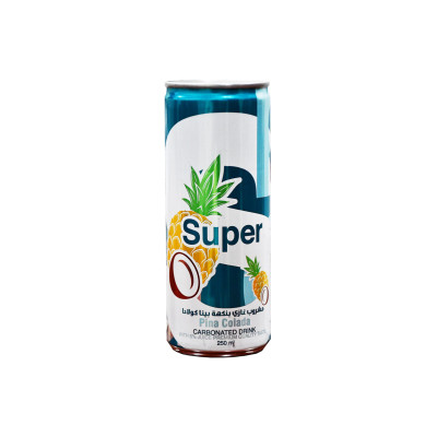 Super Pina Colada Carbonated Drink 250Ml
