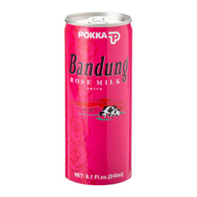 Pokka Bandung Rose Milk Drink 240Ml