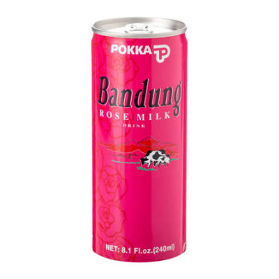 Pokka Bandung Rose Milk Drink 240Ml