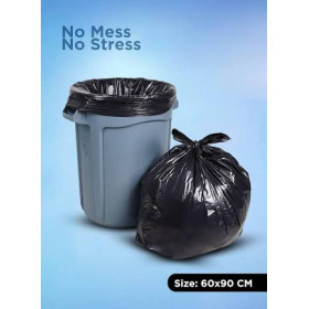 Black Garbage 60X90 Bag 1Pkt