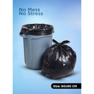 Black Garbage 60X90 Bag 1Pkt